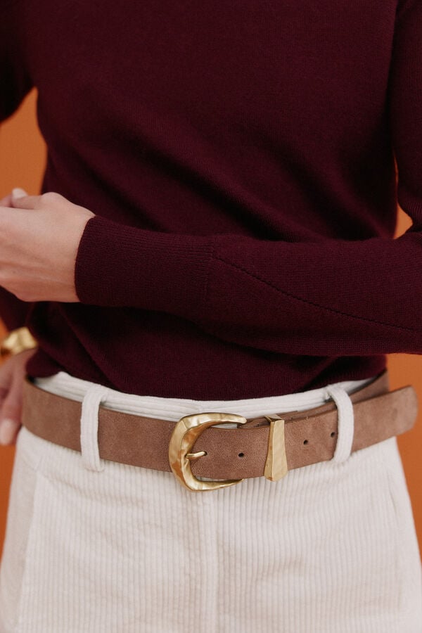 Hoss Intropia Ilse. Camisola de gola alta Laranja