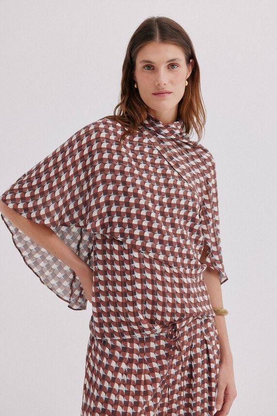 Clavel. Blusa estampada