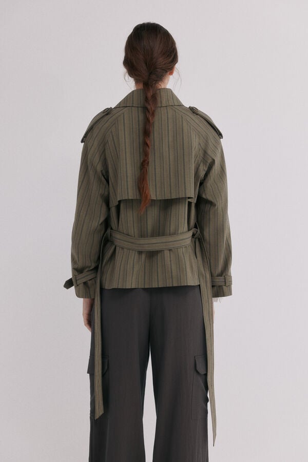 Hoss Intropia Elvira. Trench curto Verde