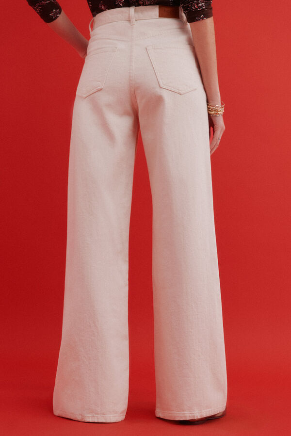 Hoss Intropia Bahiana. Jeans de perna larga Ecru