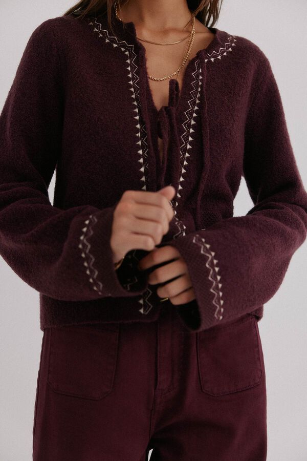 Hoss Intropia Nala. Casaco bordado Granada