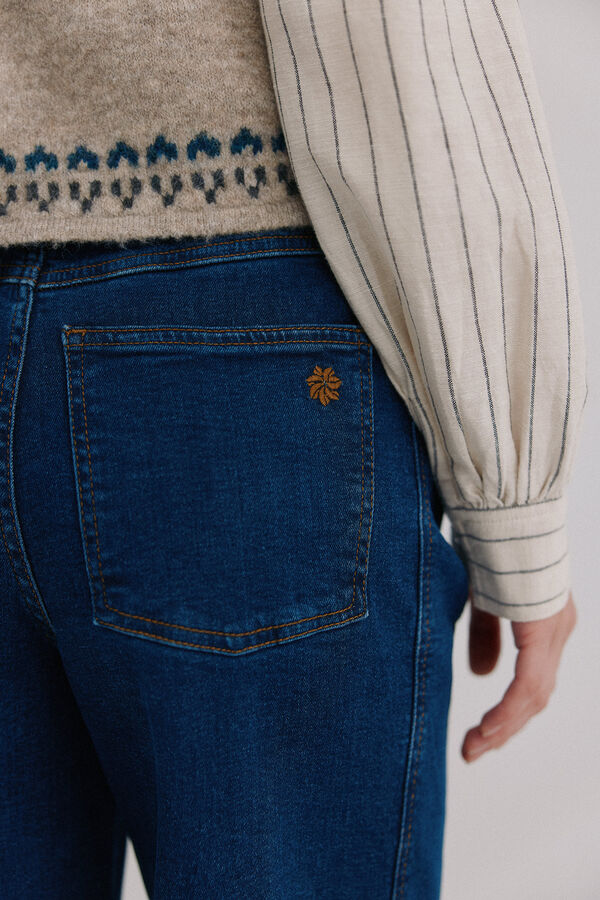 Hoss Intropia Babette. Jeans estruturado Azul