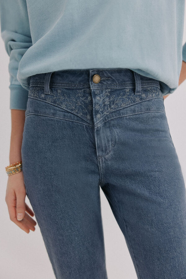 Hoss Intropia Bernice. Jeans bootcut Cinzento