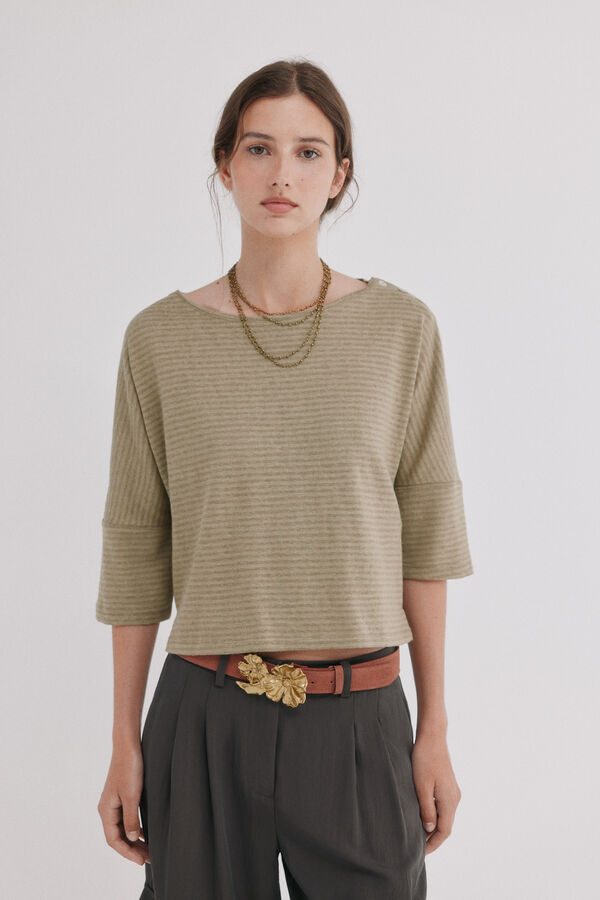 Hoss Intropia Marie. T-shirt lavada Verde
