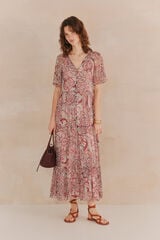 Hoss Intropia Lina. Printed dress. Pink
