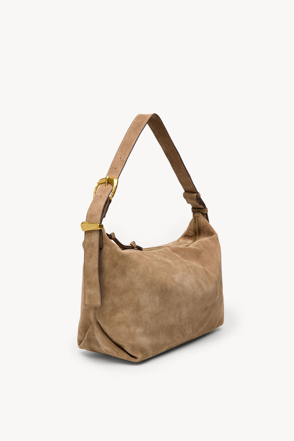 Hoss Intropia Natalia. Croute de camur&ccedil;a Castanho