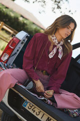 Hoss Intropia Cósima. Blusa bordados florales Rosa