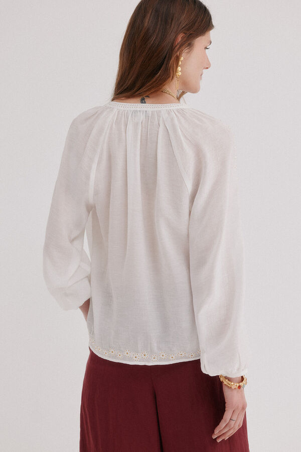 Hoss Intropia Constance. Blusa de manga comprida Branco