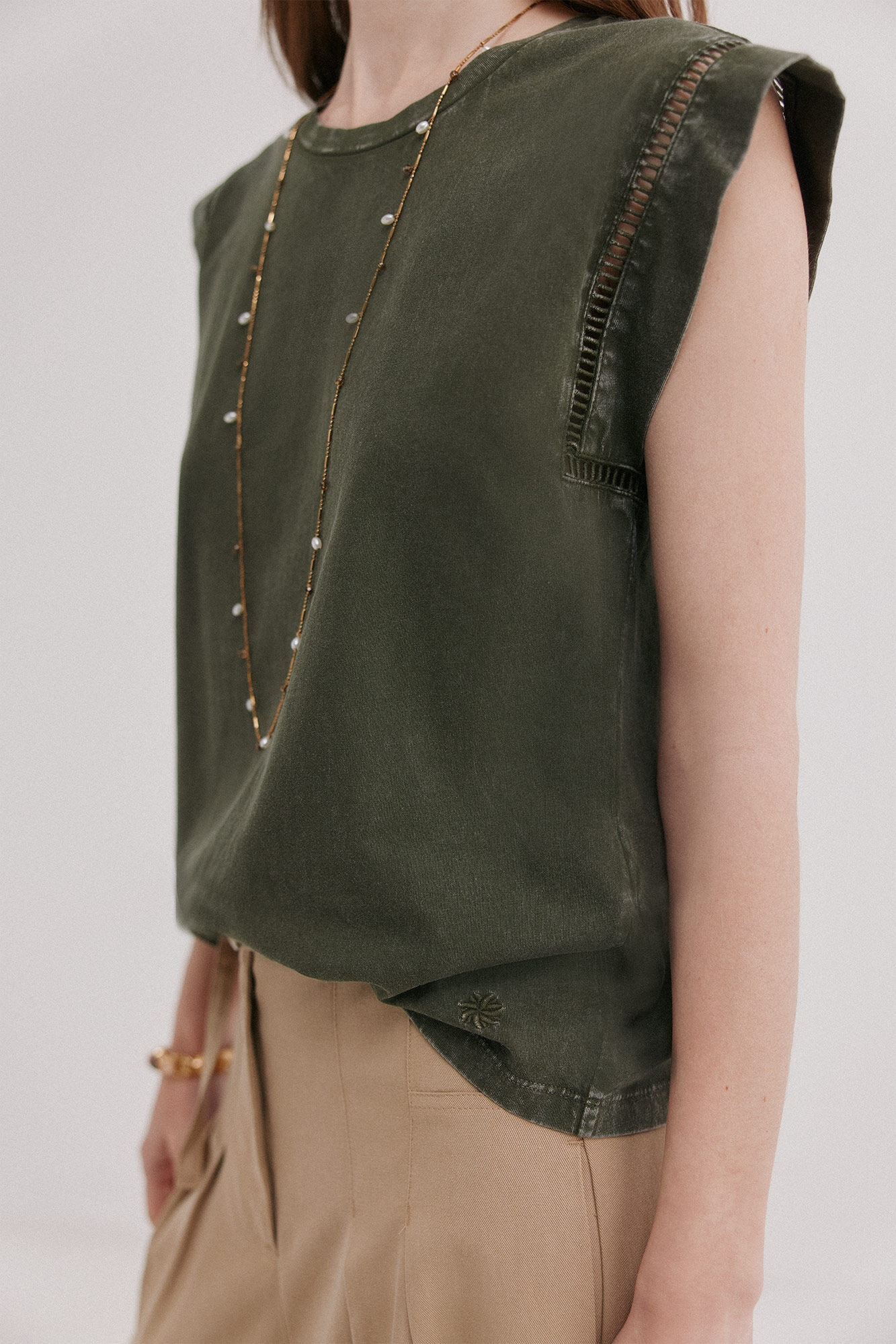 Hoss Intropia Mafi. T-shirt gola redonda