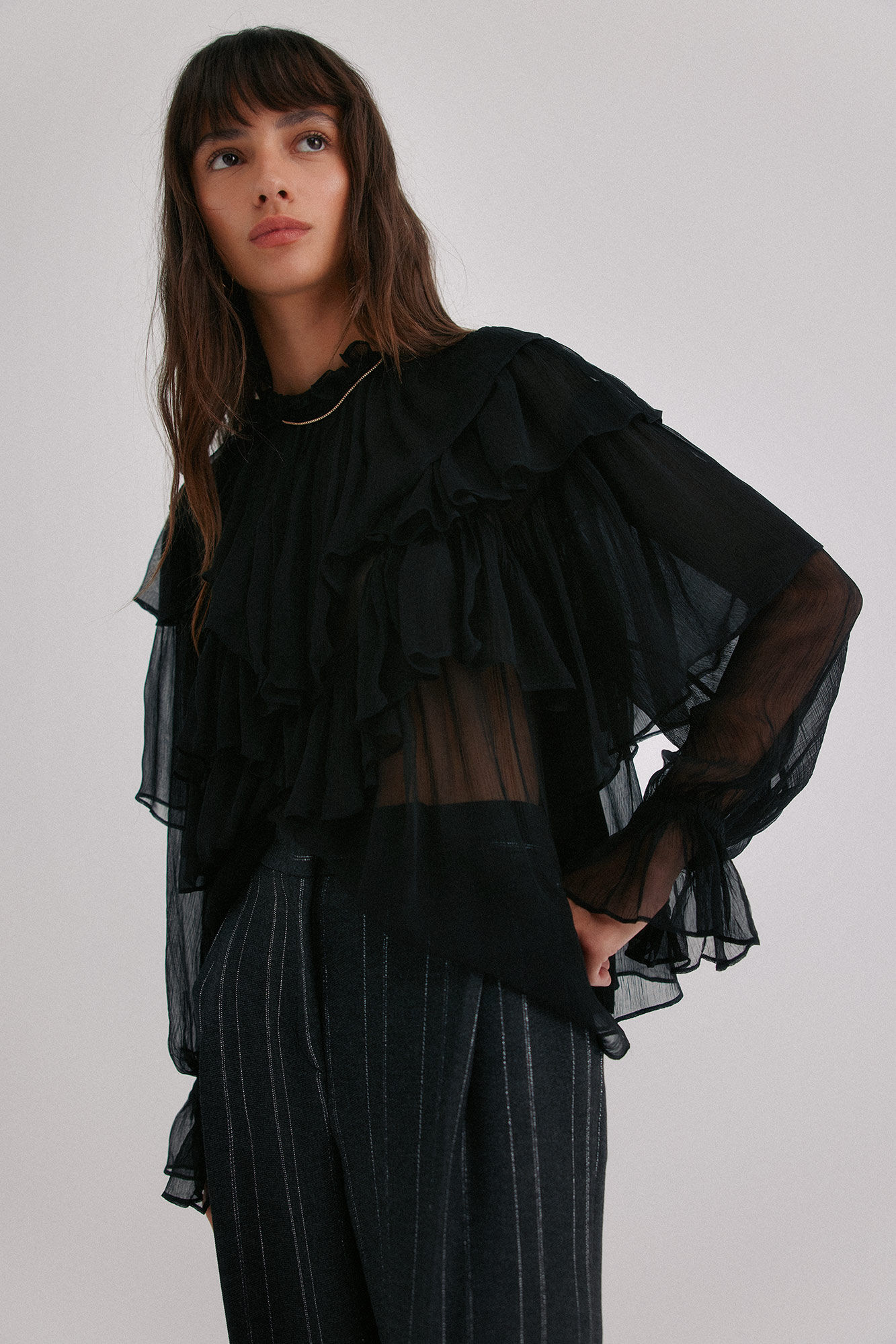 Hoss Intropia Giulia. Blusa rom&acirc;ntica