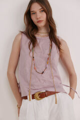 Hoss Intropia Marcela. Embroidered top Purple