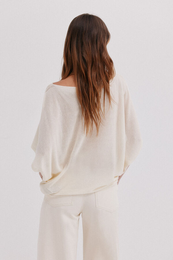 Hoss Intropia Indira. Camisola de malha Beige