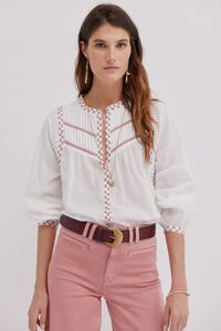 Hoss Intropia Clara. Blusa bordada