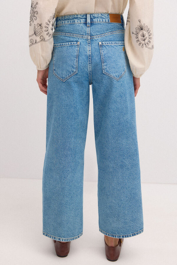 Hoss Intropia Olimpia. Straight jeans with pockets Blue