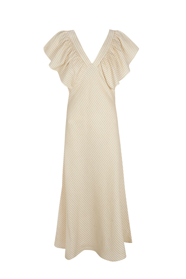 Hoss Intropia Arminia. Vestido fluido Amarelo