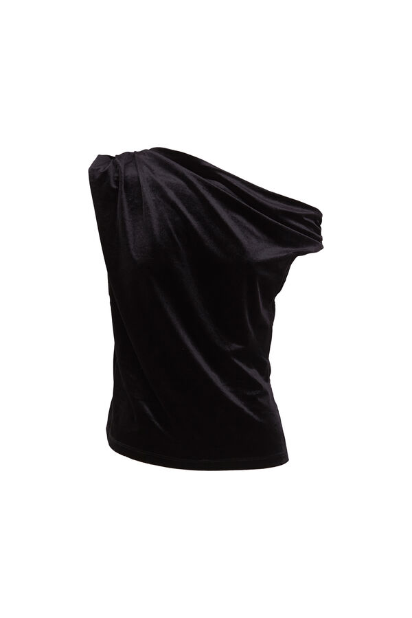 Hoss Intropia Marcela. Top assimétrico Preto