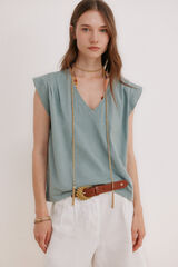 Hoss Intropia T-shirt lavada Manuela Azul