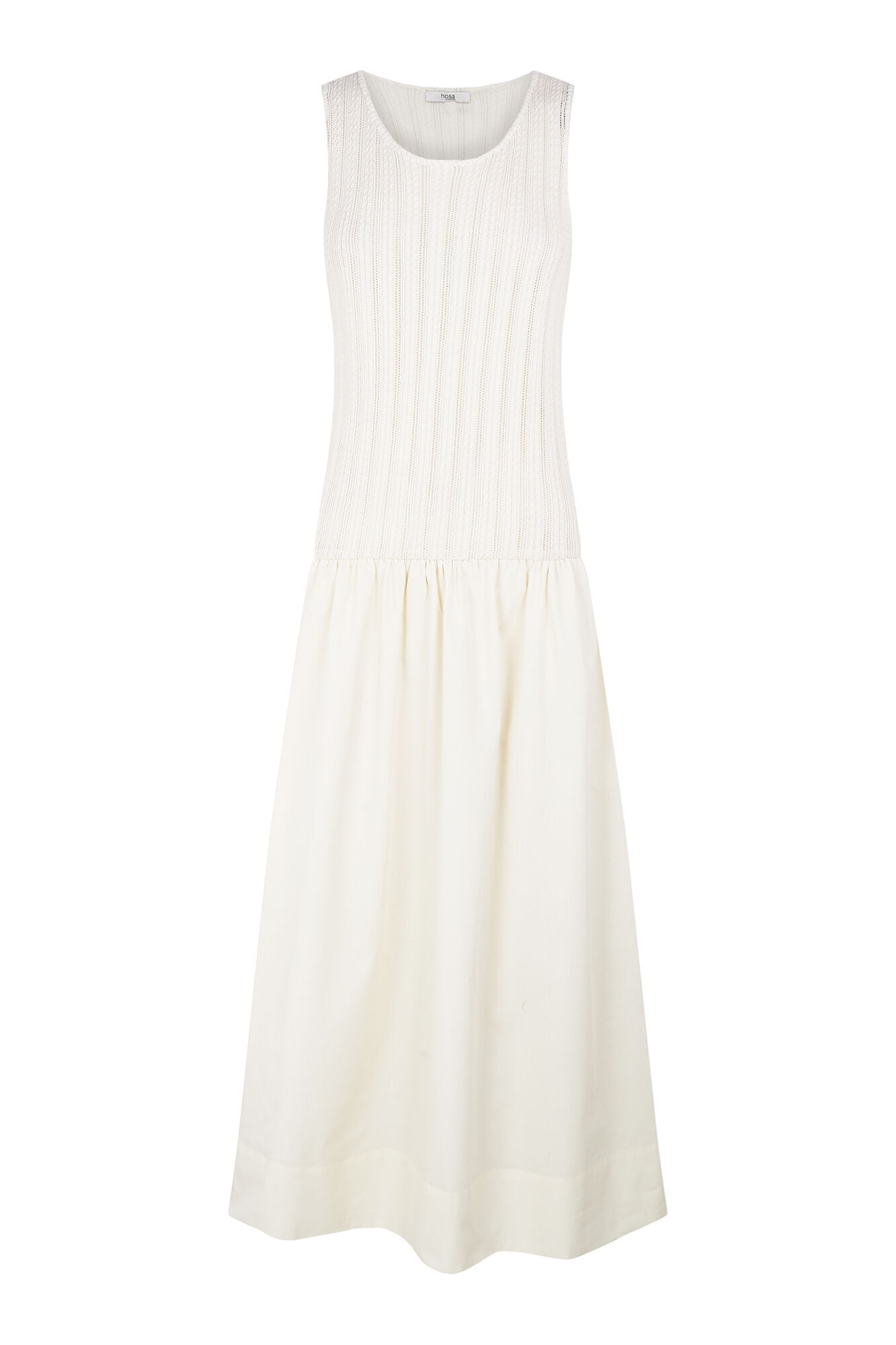 Hoss Intropia Alba. Vestido de malha combinado 