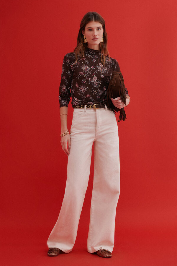 Hoss Intropia Bahiana. Jeans de perna larga Ecru