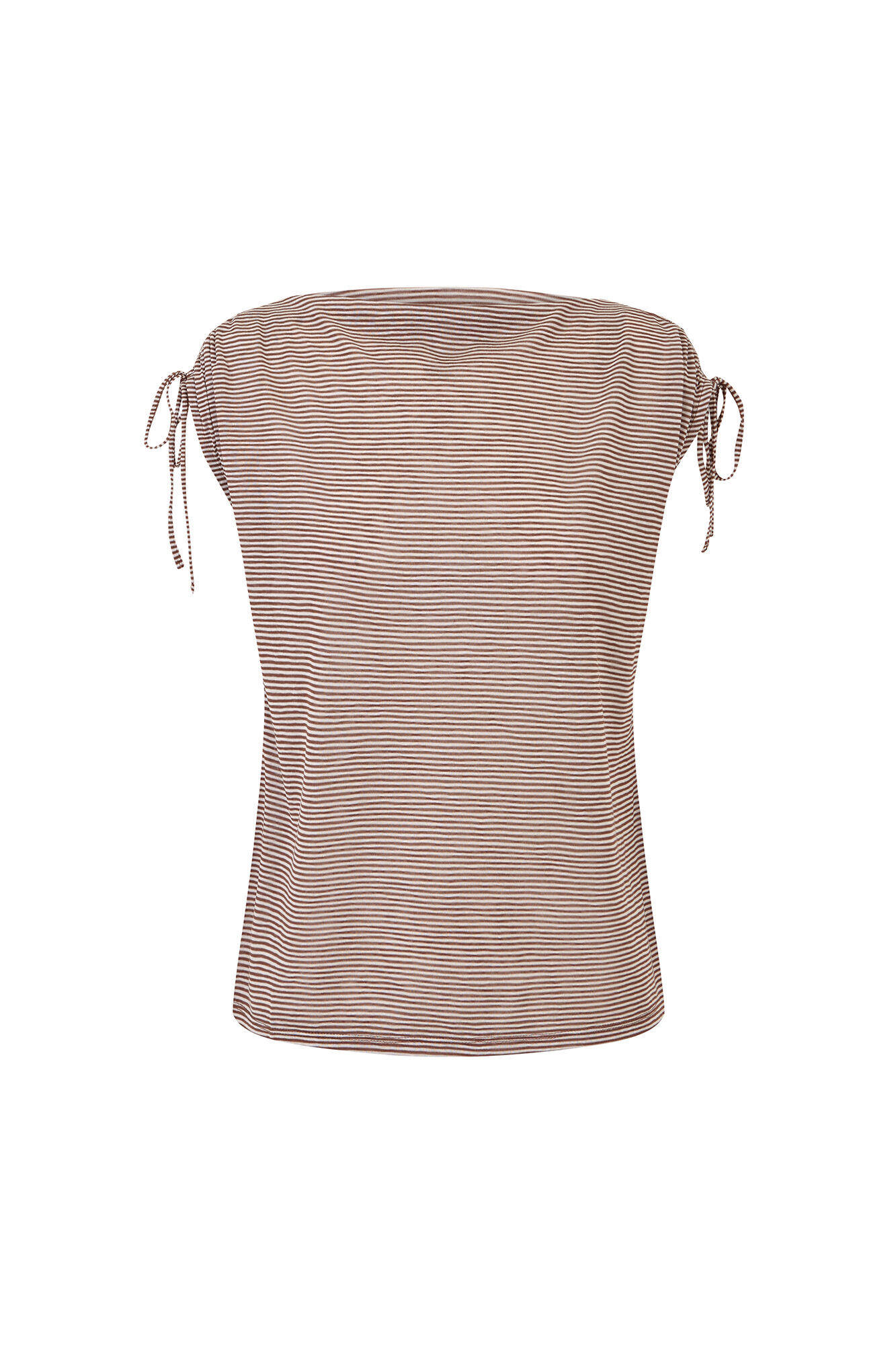 Hoss Intropia Madison. T-shirt com franzidos