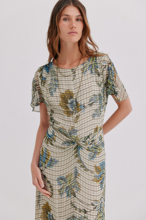 Hoss Intropia Aline. Vestido estampado Multicolorido
