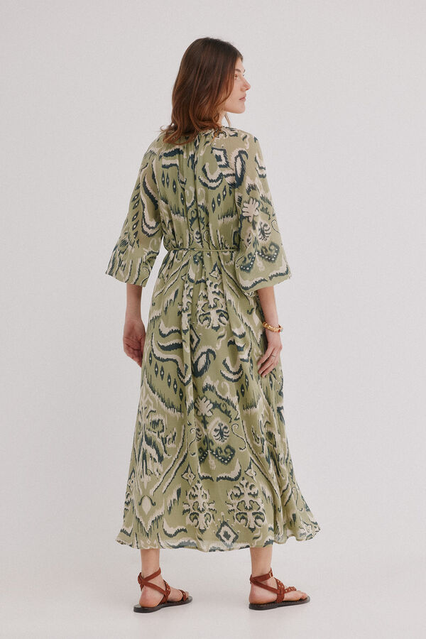 Hoss Intropia Amina. Vestido comprido estampado Verde