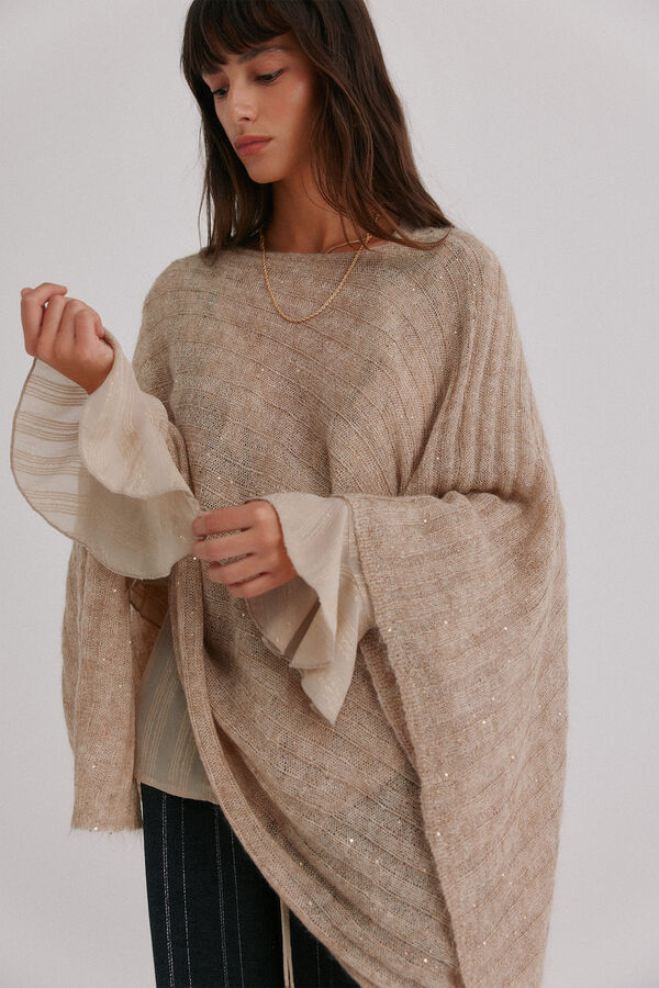 Hoss Intropia Näelle. Capa tricot Beige