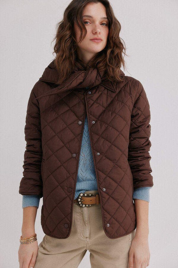 Hoss Intropia Puffer coat Damienne Brown