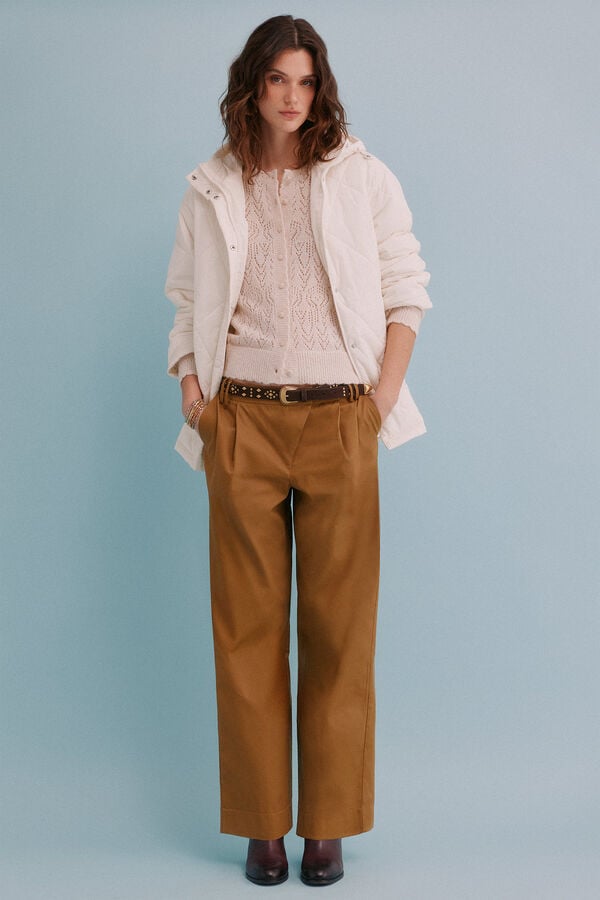 Hoss Intropia Dahlia. Sneaker acolchoada Cinzento