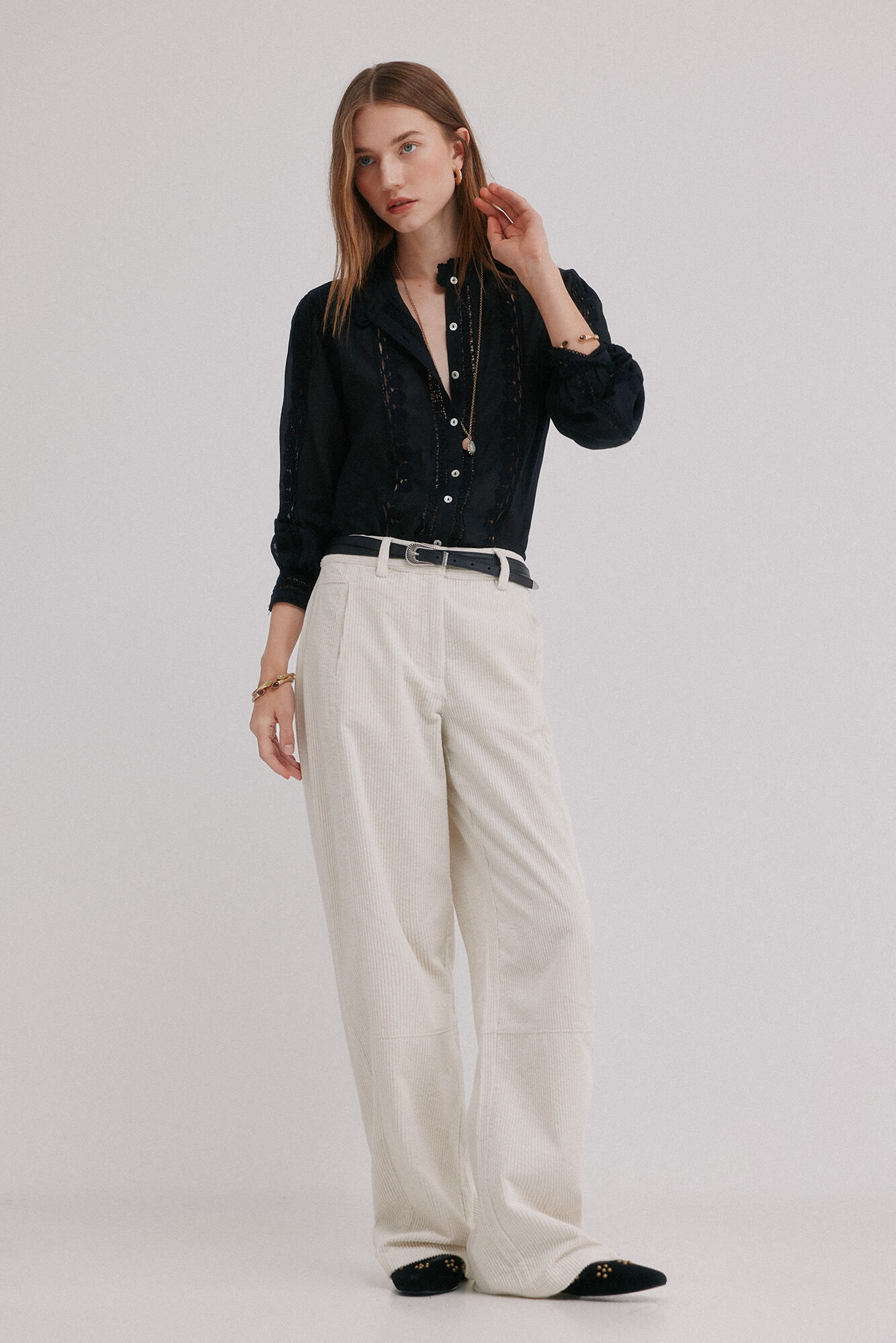 Hoss Intropia Celina. Blusa bordada