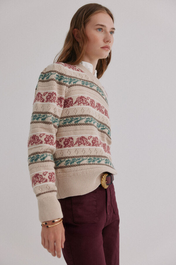 Hoss Intropia Irene. Camisola vazado Multicolorido