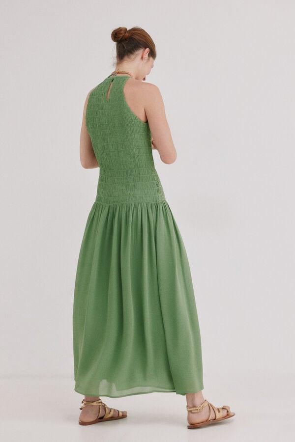 Hoss Intropia Adara. Vestido fluido Verde