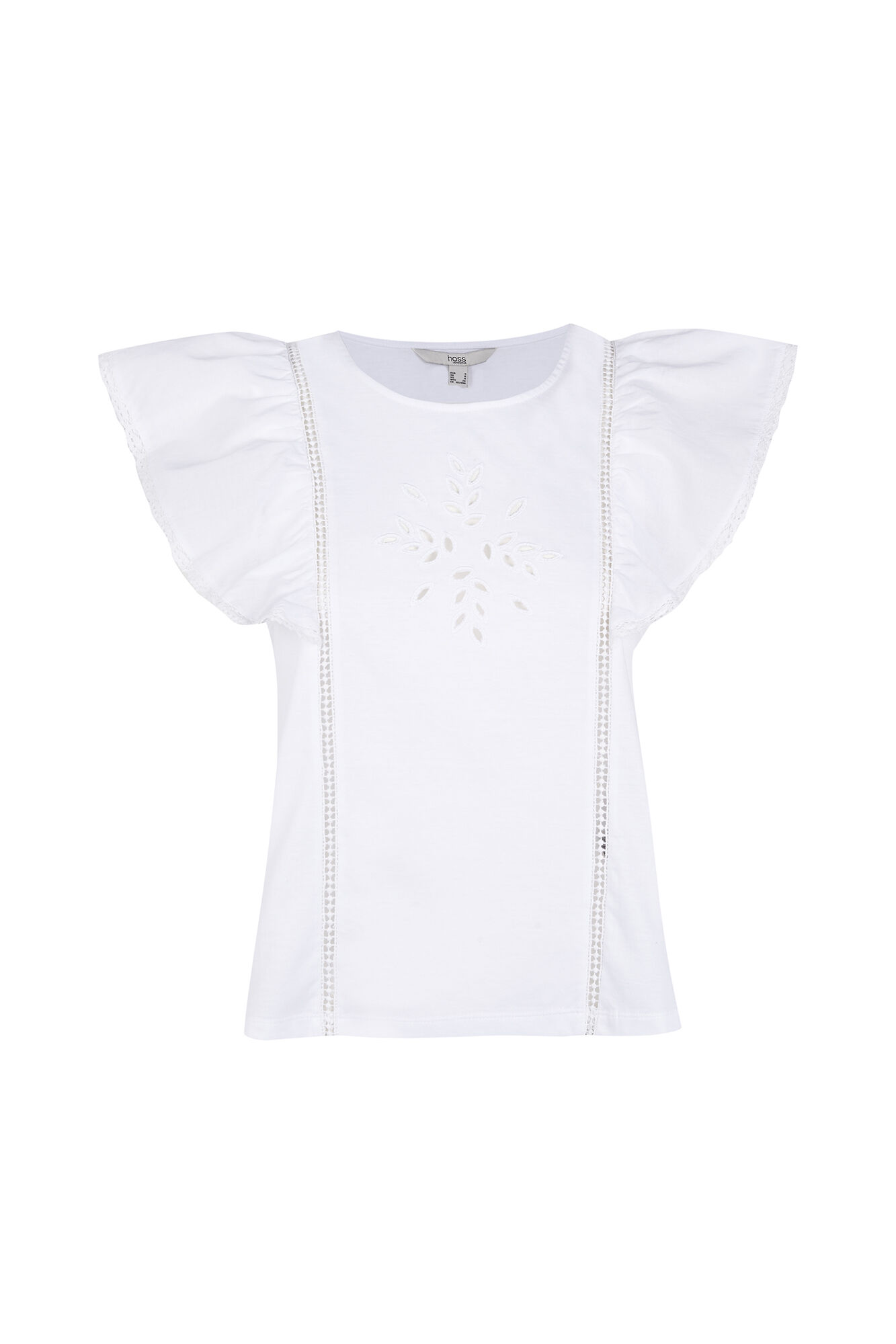Hoss Intropia Mavie.T-shirt com folhos