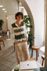 Hoss Intropia Isobel. Striped gilet Several