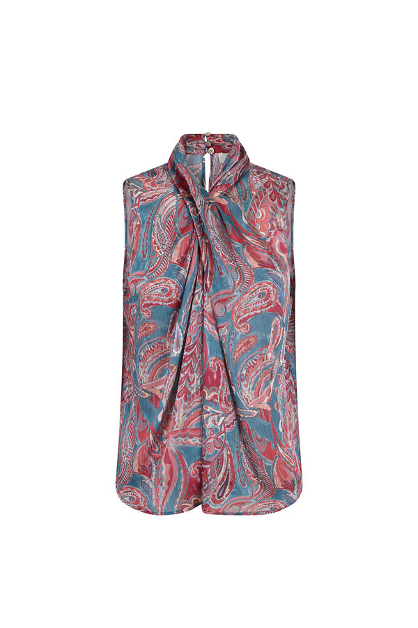 Hoss Intropia Gadea. Top halter estampado Multicolorido