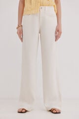 Hoss Intropia Paupa. Linen trousers White