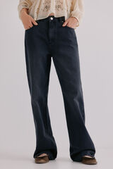 Hoss Intropia Beatriz. Cal&ccedil;a jeans de corte reto Cinzento