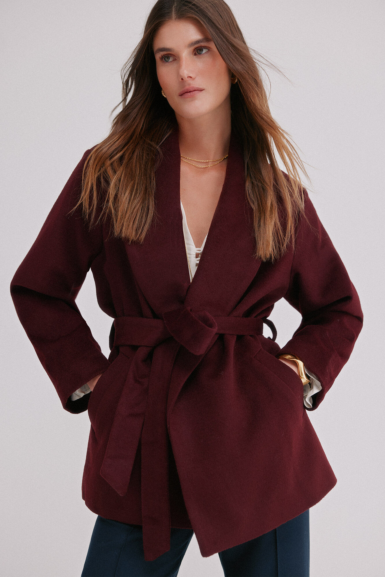 Hoss Intropia Filippa. Belted coat
