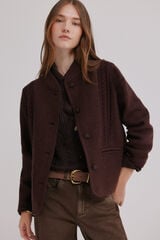 Hoss Intropia Flavia. Casaco austríaca Castanho