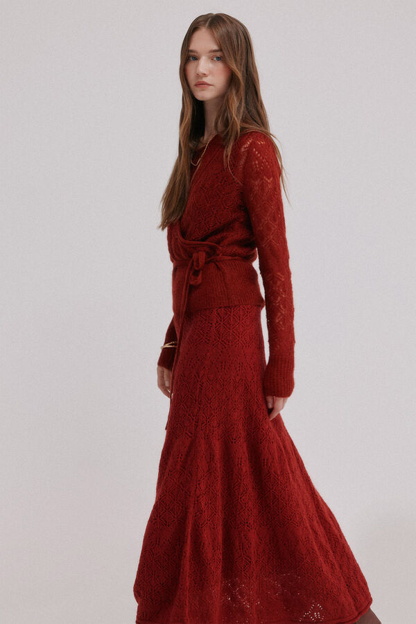 Hoss Intropia Rossie. Saia saia Vermelho