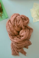 Hoss Intropia Lucilla. Openwork scarf Pink