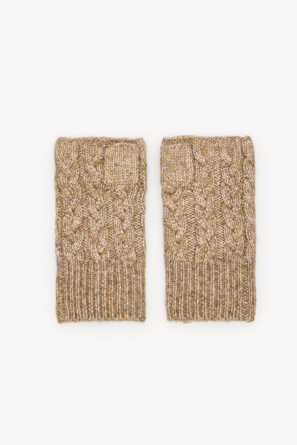 Hoss Intropia Núbia. Luvas de malha Beige