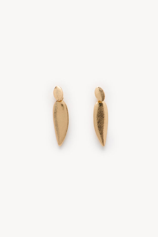 Hoss Intropia Lea.Leaf earrings Gold