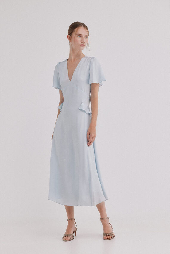 Alesha. Vestido jacquard