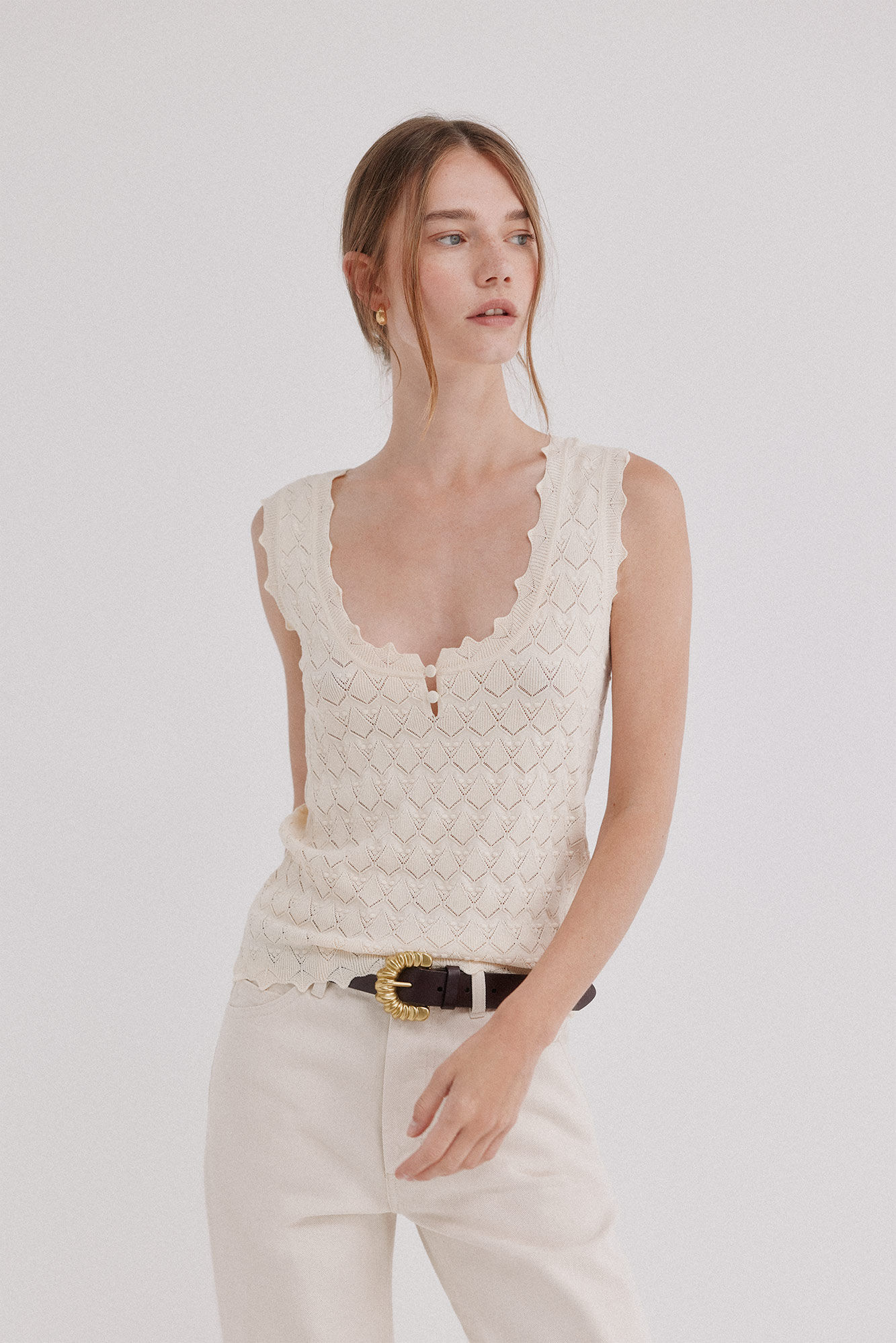 Hoss Intropia Ilya. Top com textura