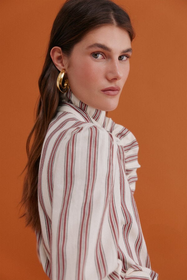 Hoss Intropia Claudette. Striped blouse Blue