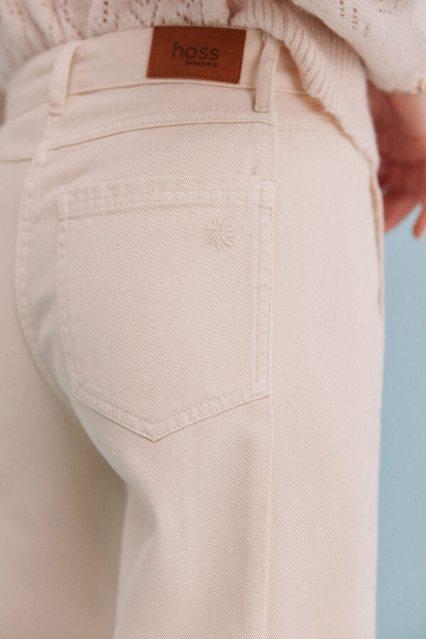 Hoss Intropia Belma. jeans reto Ecru