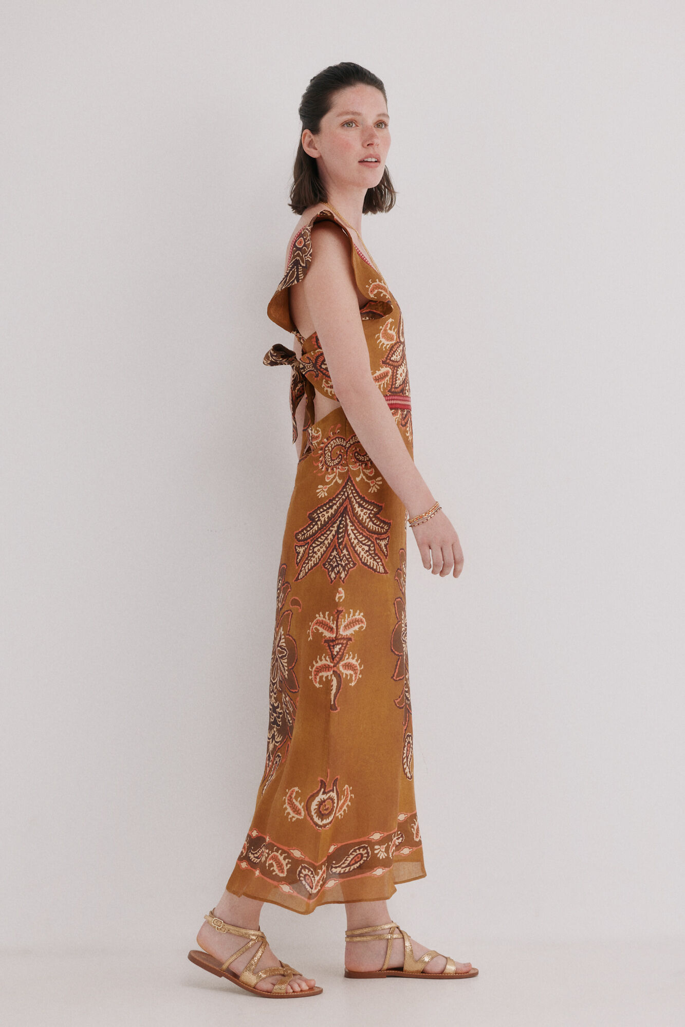 Hoss Intropia Adelina. Vestido em algod&atilde;o