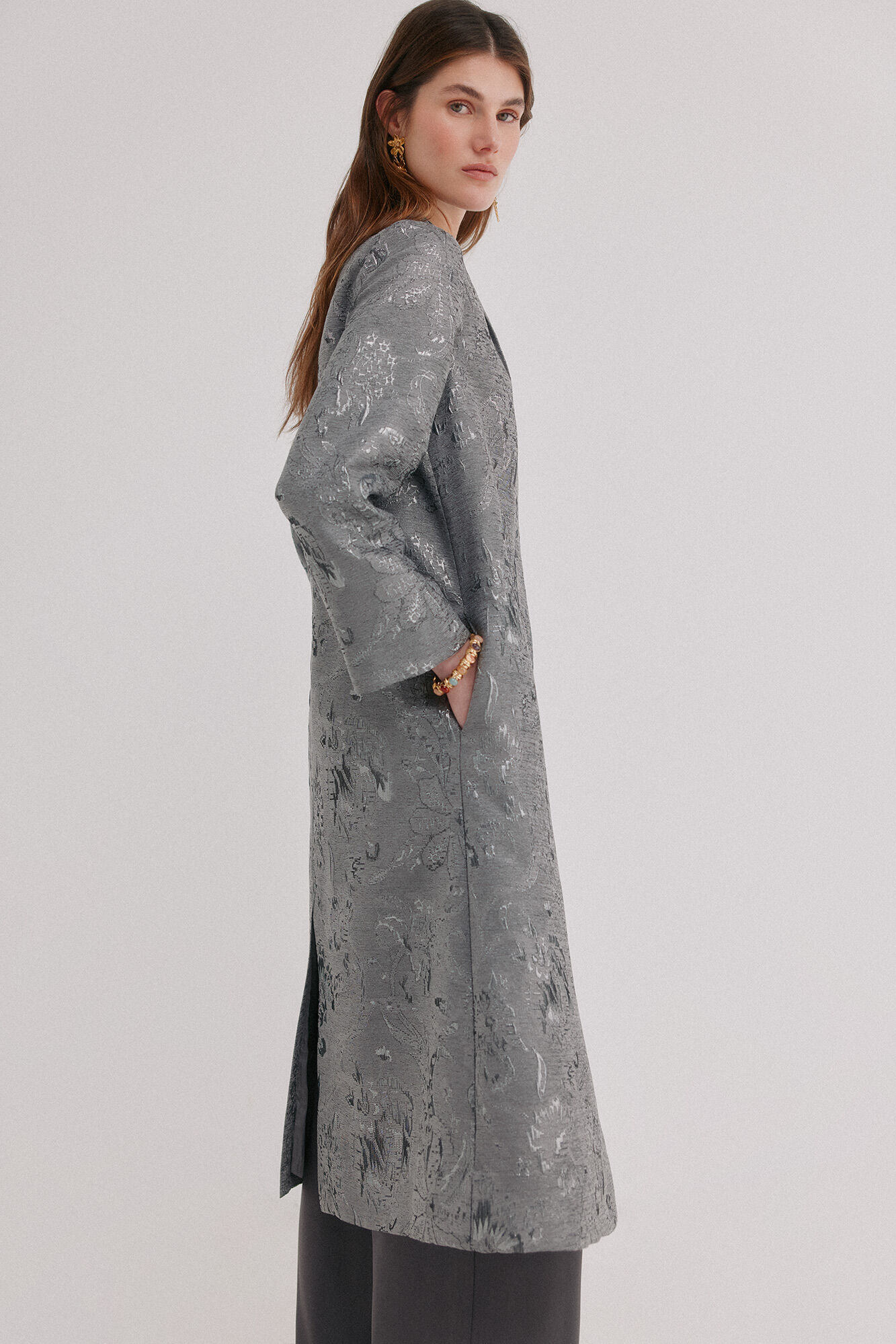 Hoss Intropia Eva. Kimono jacquard