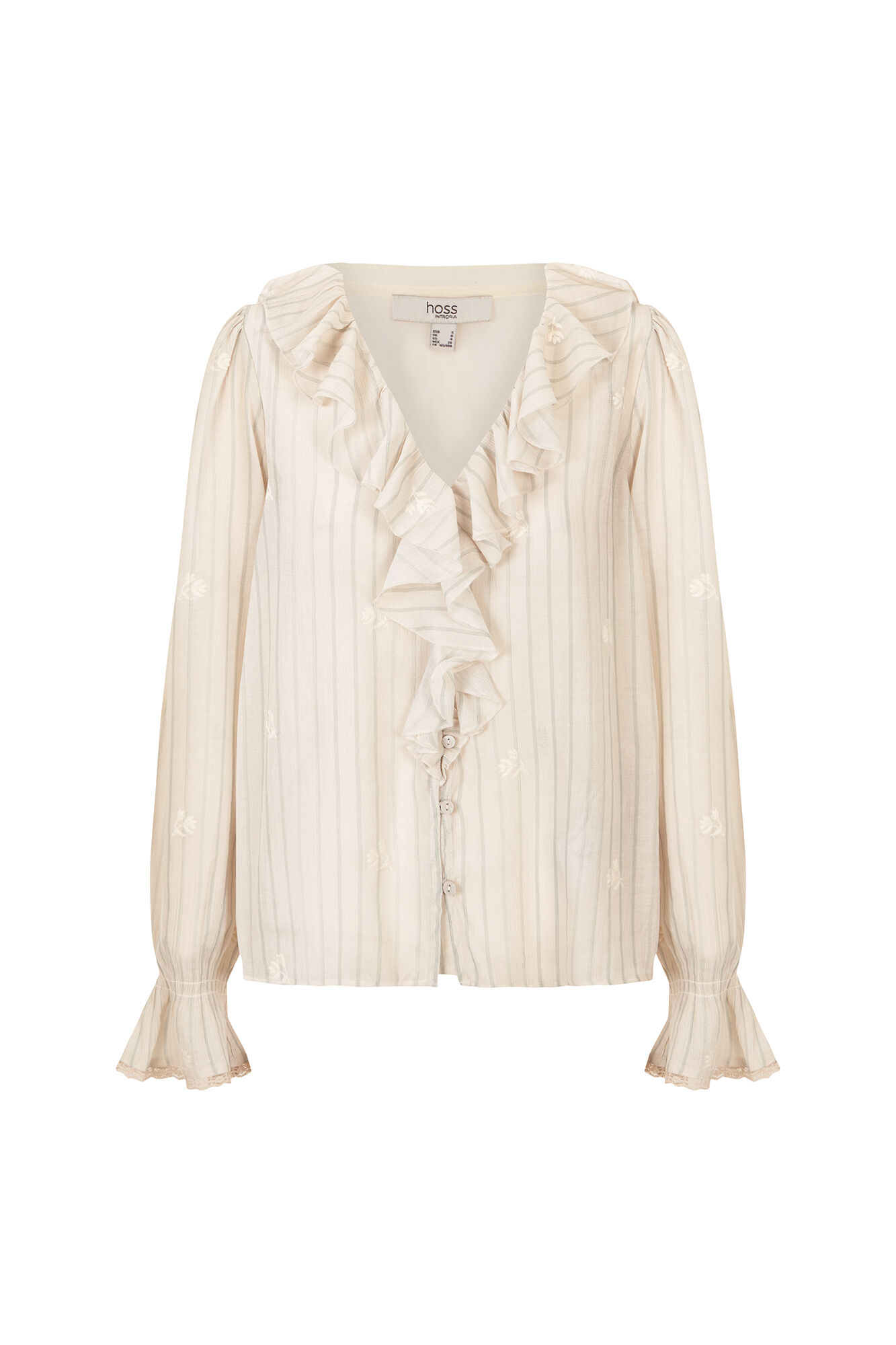 Hoss Intropia Clarisse. Blusa com folhos